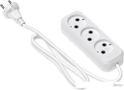 Удлинитель Maxvi PS-530 (3м, белый)
