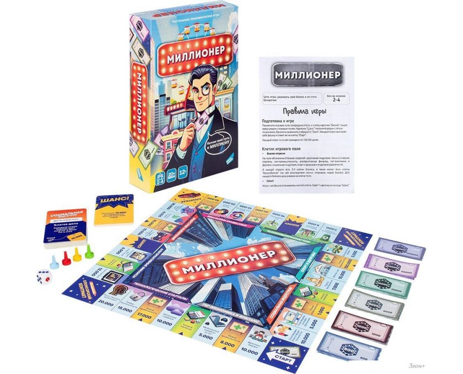 Настольная игра Dream Makers Миллионер. New 2506C