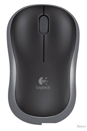 Мышь Logitech M185 (черный/серый)