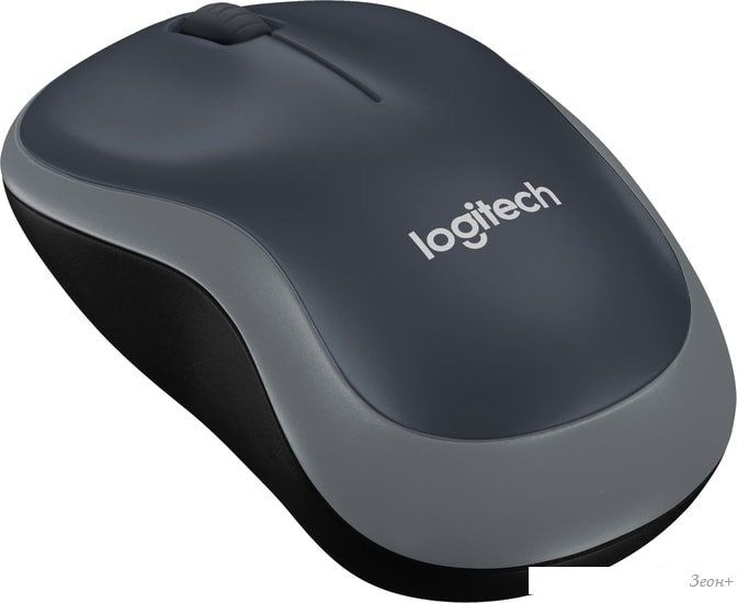 Мышь Logitech M185 (черный/серый)