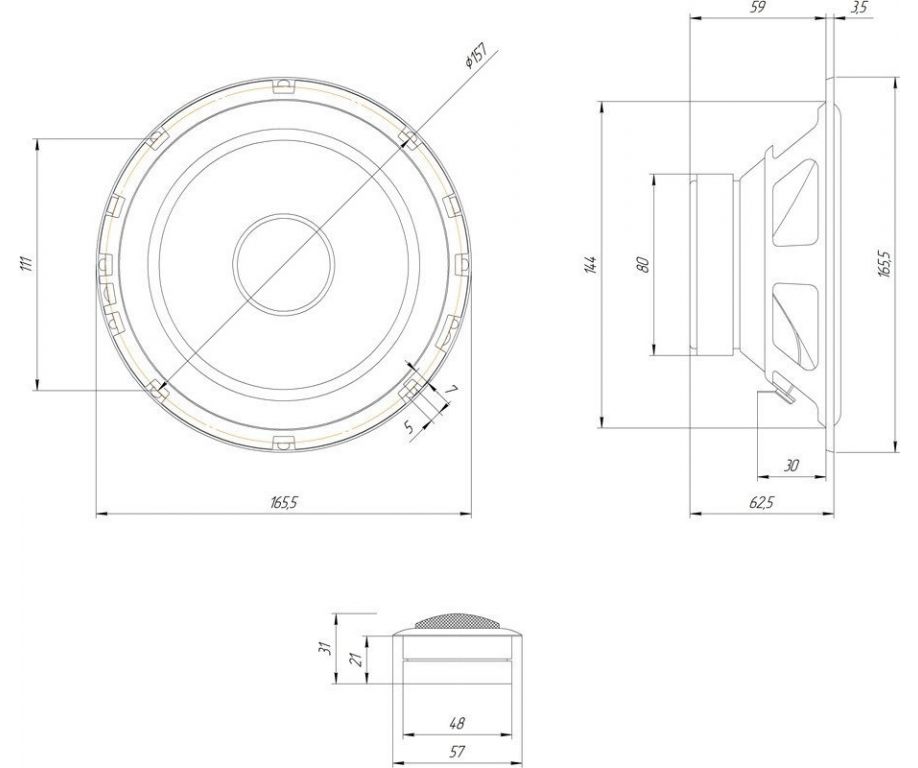 Компонентная АС Oris Jab JB-65Q