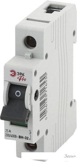 Выключатель нагрузки ЭРА Pro NO-902-168 ВН-32 1P 25A Б0048883