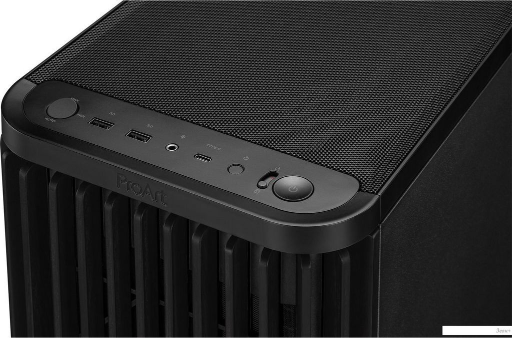 Корпус ASUS ProArt PA401 Wood Edition - Mesh Panel (черный)
