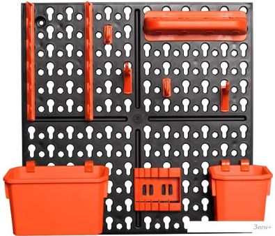 Стенд Blocker Boombox Expert с наполнением 652x100x326 мм (черный/оранжевый)