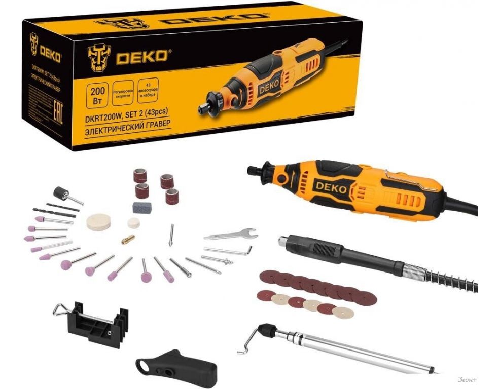 Гравер Deko DKRT200W 085-1322 (оснастка)