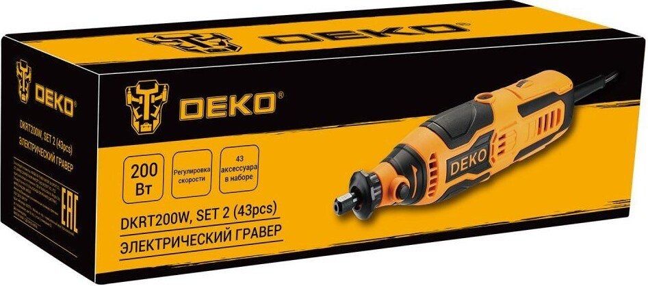 Гравер Deko DKRT200W 085-1322 (оснастка)