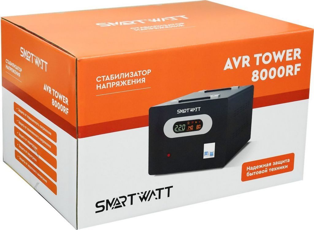 Стабилизатор напряжения SmartWatt AVR Tower 8000RF