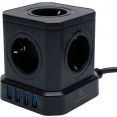 Сетевой фильтр Cablexpert TWR-5-U4-B-3