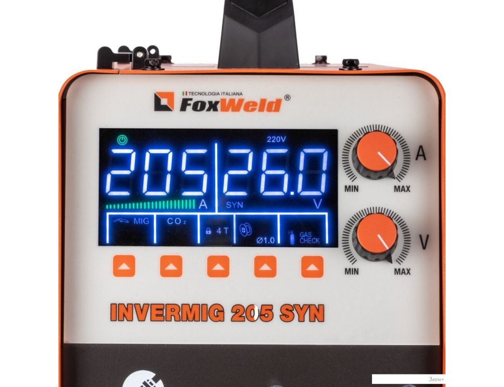 Сварочный инвертор FoxWeld Invermig 205 SYN