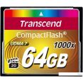 Карта памяти Transcend 1000x CompactFlash Ultimate 64GB (TS64GCF1000)