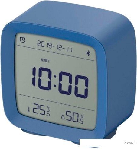 Термогигрометр Cleargrass Bluetooth Thermometer Alarm Clock Blue CGD1