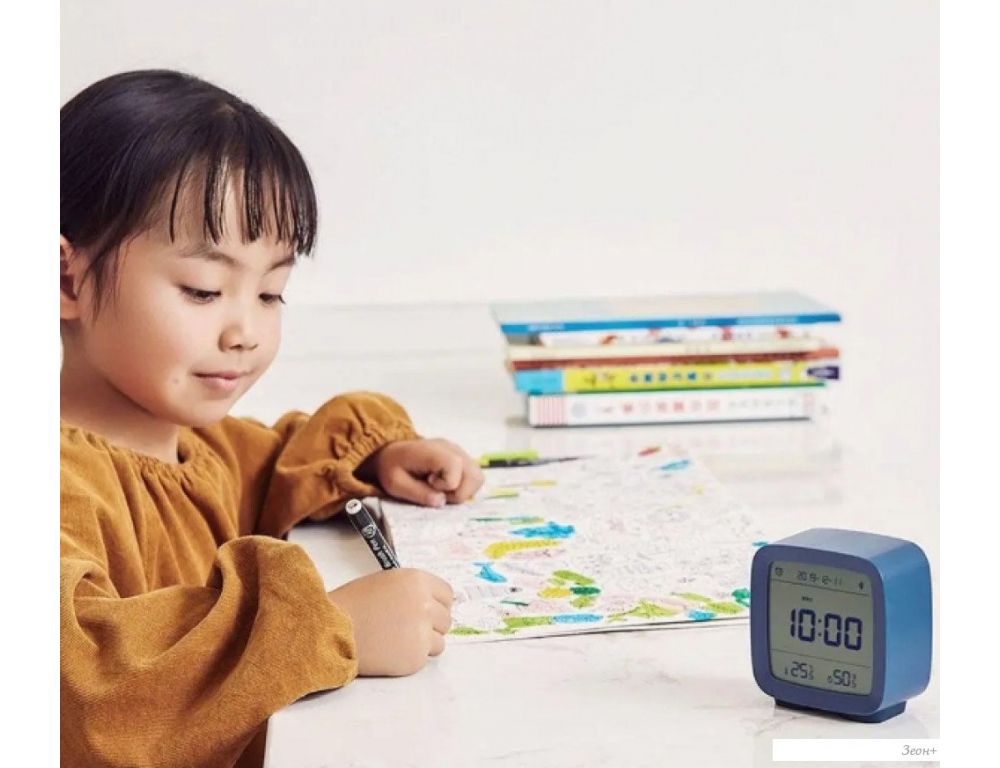 Термогигрометр Cleargrass Bluetooth Thermometer Alarm Clock Blue CGD1