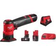 Дельташлифмашина Milwaukee M12FDSS-422X 4933479681 (с 2-мя АКБ 2 Ач, 4 Ач)