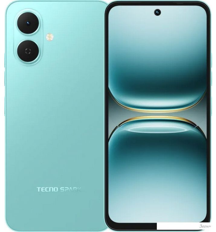 Телефон Tecno Spark Go 2 4GB/128GB (лазурный зеленый)