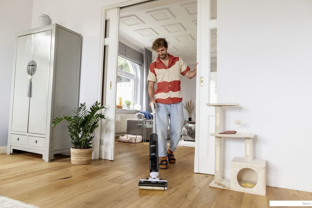 Вертикальный моющий пылесос Karcher FCV 3 Natural N 1.056-124.0