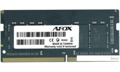   AFOX 8GB DDR4 SODIMM PC4-25600 AFSD48PH1P
