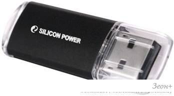 USB Flash Silicon-Power Ultima II I-Series Black 32 Гб (SP032GBUF2M01V1K)