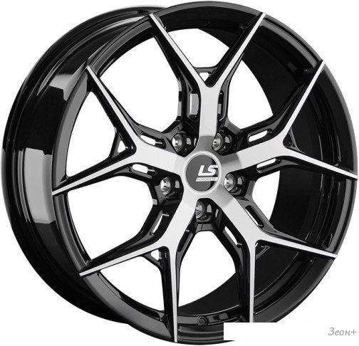 Литые диски LS FG14 19x8" 5x114.3мм DIA 67.1мм ET 45мм BKF