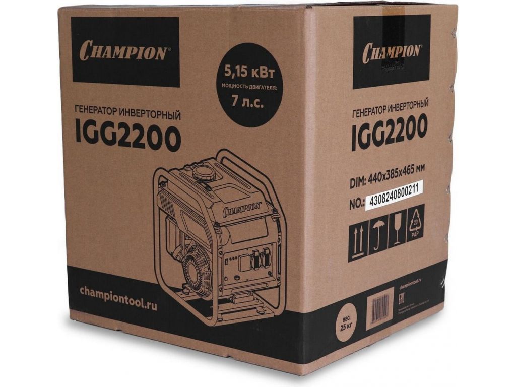 Бензиновый генератор Champion IGG2200