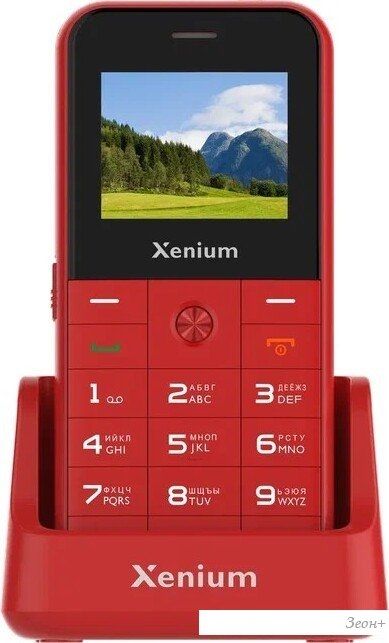Телефон Xenium X718 (красный)