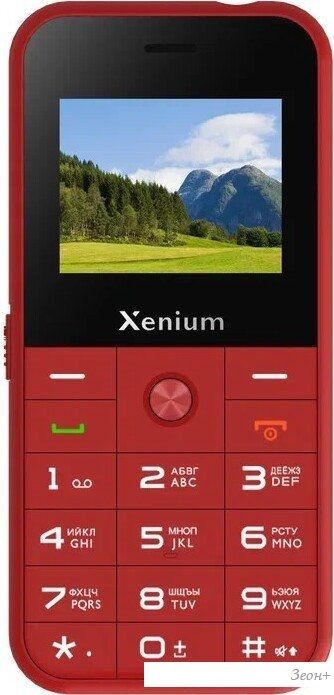 Телефон Xenium X718 (красный)