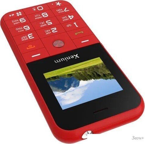 Телефон Xenium X718 (красный)