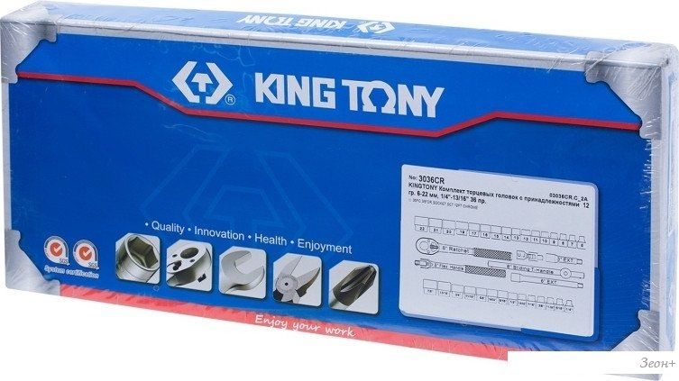Набор головок слесарных King Tony 3036CR