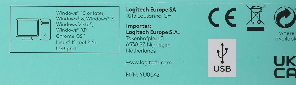 Клавиатура Logitech K120 920-002522