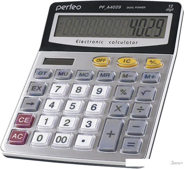 Бухгалтерский калькулятор Perfeo PF A4029