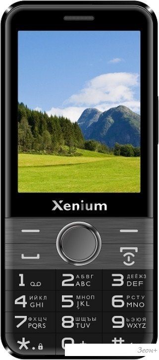 Телефон Xenium X800 (черный/серый)