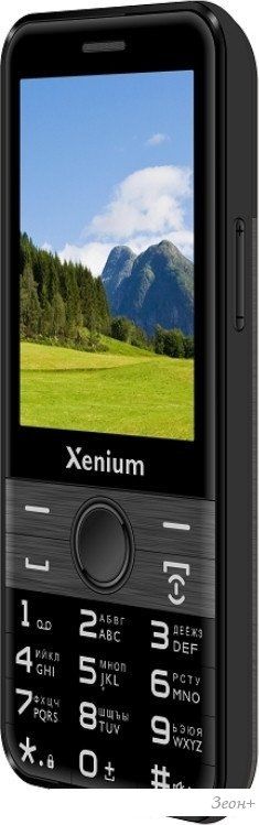 Телефон Xenium X800 (черный/серый)