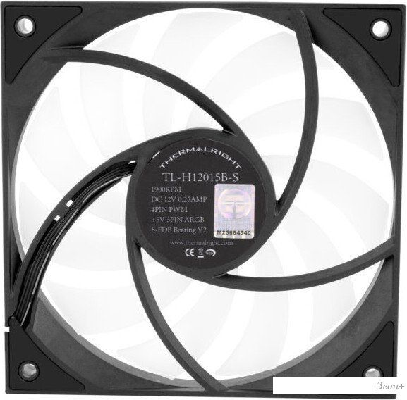 Вентилятор для корпуса Thermalright TL-H12015B-S (черный)
