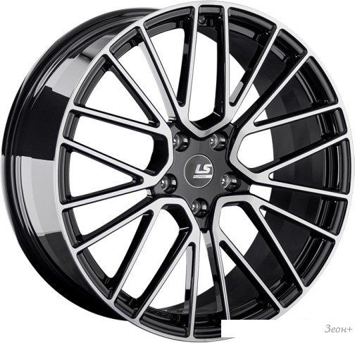 Литые диски LS FG17 22x10" 5x130мм DIA 71.6мм ET 48мм BKF