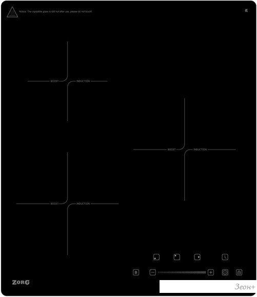 Варочная панель ZorG INO45 black