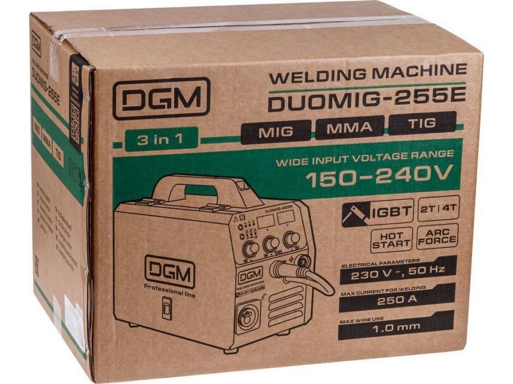 Сварочный инвертор DGM DUOMIG-255E