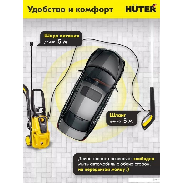 Мойка высокого давления Huter M4-РW