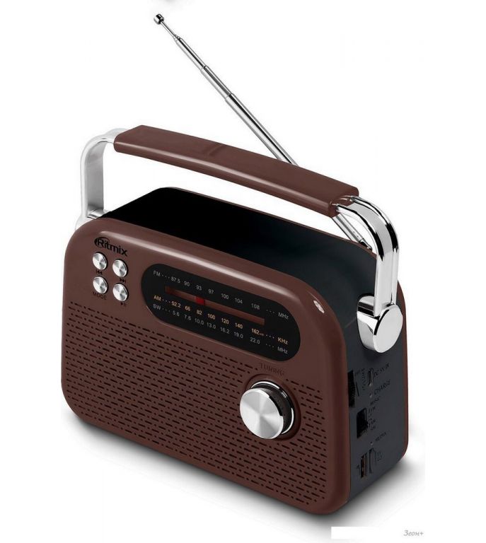 Радиоприемник Ritmix RPR-045 (коричневый)