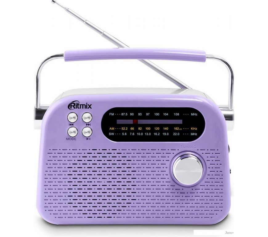 Радиоприемник Ritmix RPR-045 (сиреневый)