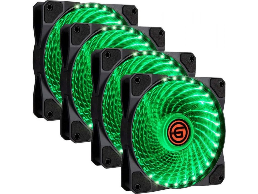 Комплект вентиляторов для корпуса Ginzzu 12LG33 (4 шт.)