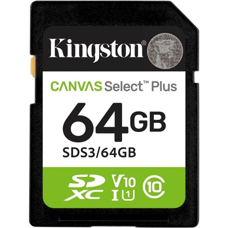Карта памяти Kingston Canvas Select Plus SDXC 64GB SDS3/64GB