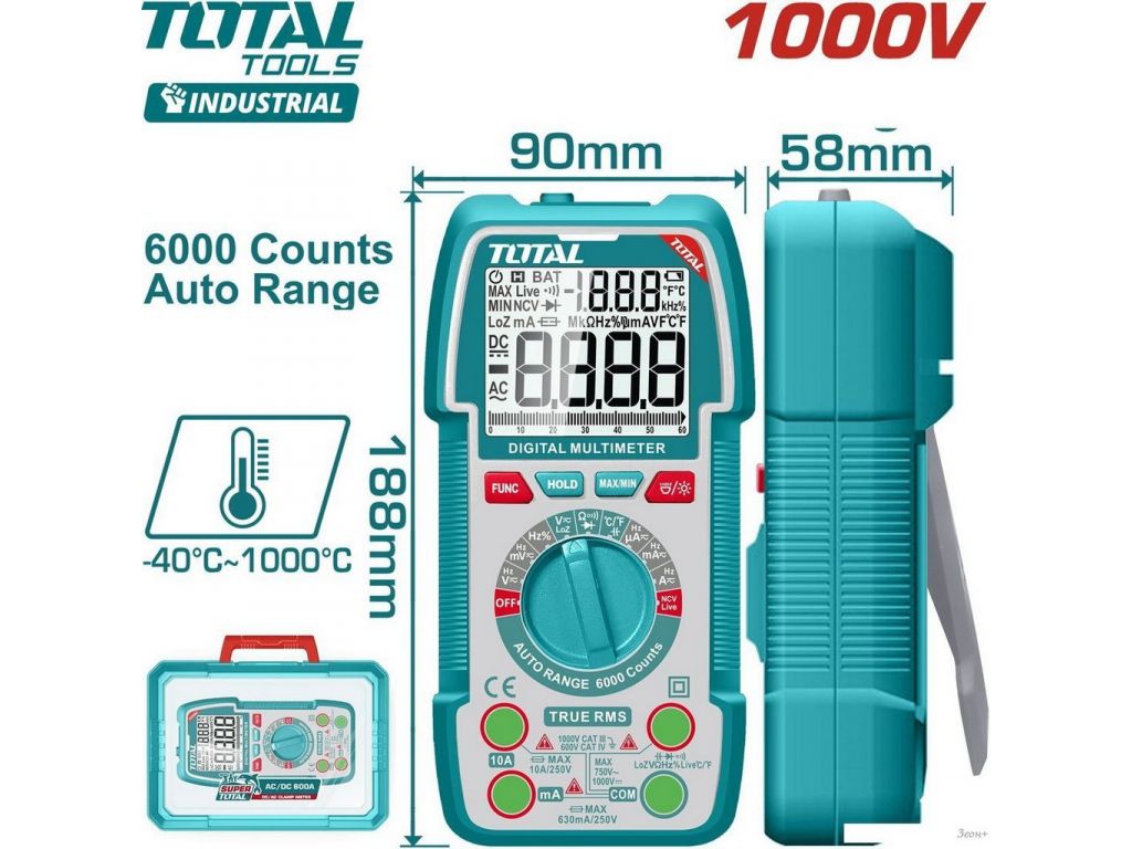 Мультиметр Total TMT5310004