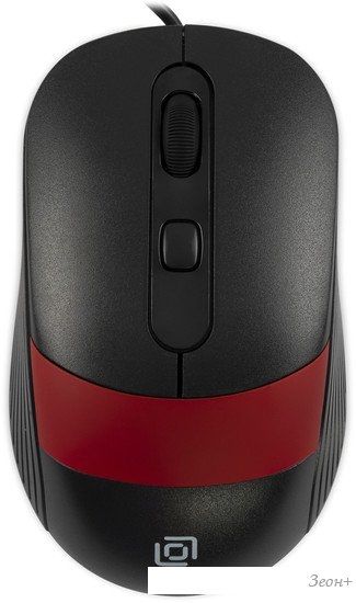 Мышь Oklick 310M (черный/красный)