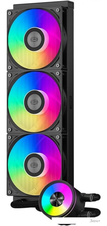 Система жидкостного охлаждения для процессора PCCooler DA360 Pro ARGB (черный)