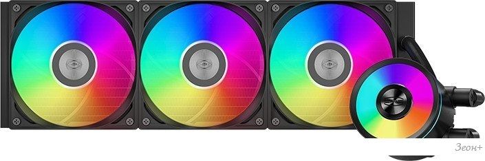 Система жидкостного охлаждения для процессора PCCooler DA360 Pro ARGB (черный)