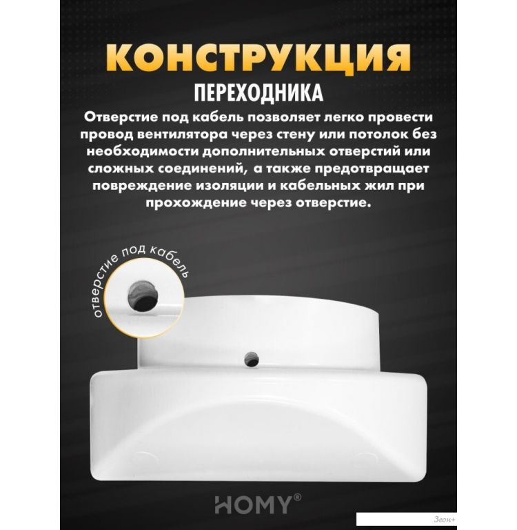 Осевой вентилятор HOMY AO125WS
