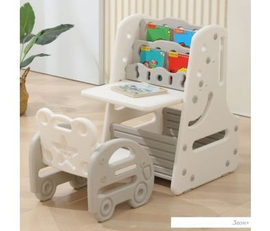 Детский стол UNIX kids Grey 3 в 1 PPT3IN1GRY