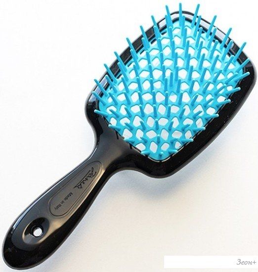 Щетка Janeke Superbrush Small 71SP234TSE (черный/голубой)