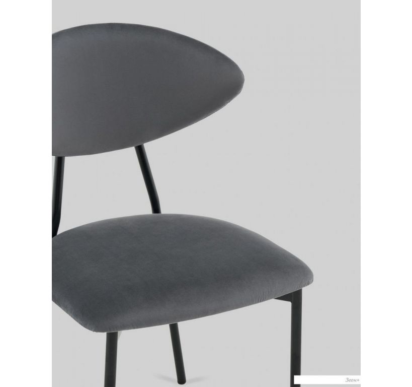 Стул Stool Group Квинси vd-kvinsy-b27 (велюр темно-серый)