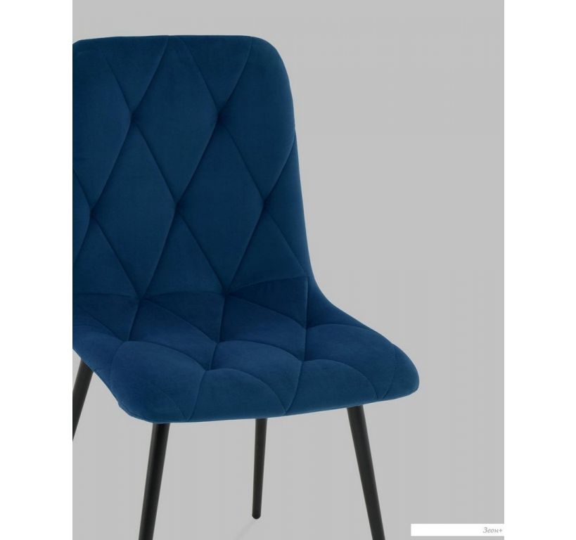Стул Stool Group Одди Diamond AV 443-Cbl-KP3-9005 (велюр синий)