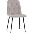 Стул Stool Group Одди Diamond AV 443-Csil-KP3-9005 (велюр светло-серый)